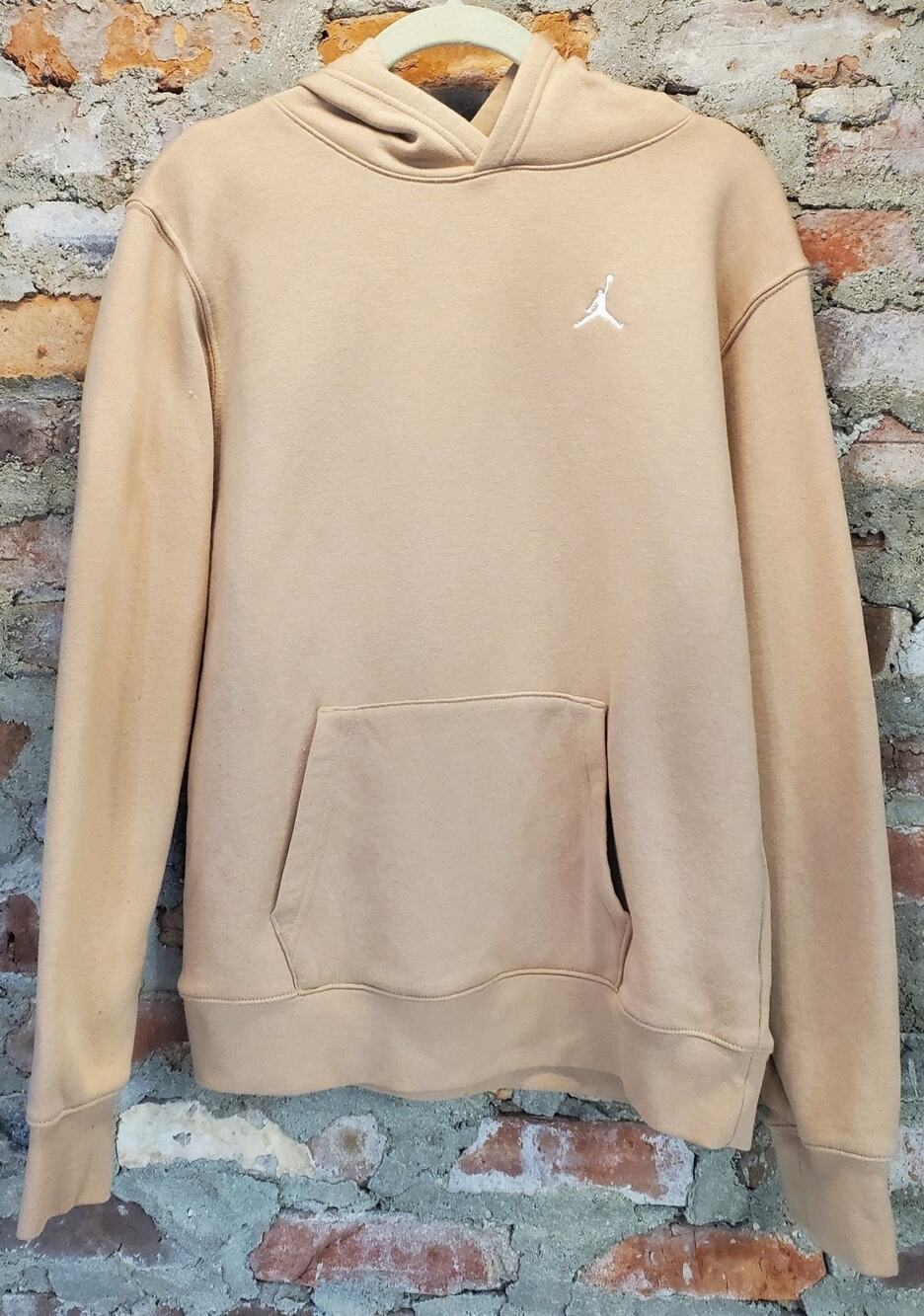 Jordan Boys Youth XL Tan Hoodie Pullover Kangaroo Pocket Sweatshirt Sweat Shirt